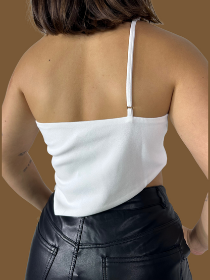 ASYMMETRICAL ONE SHOULDER TOP