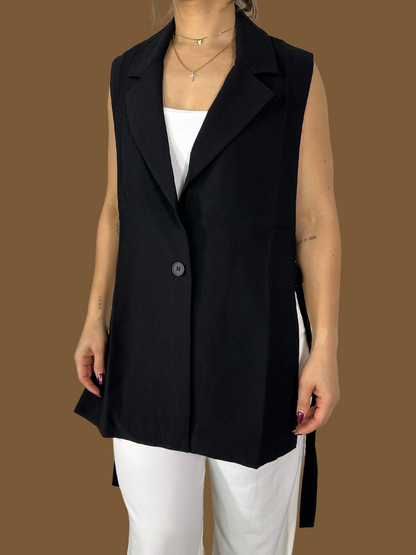 OPEN SIDE LONG VEST