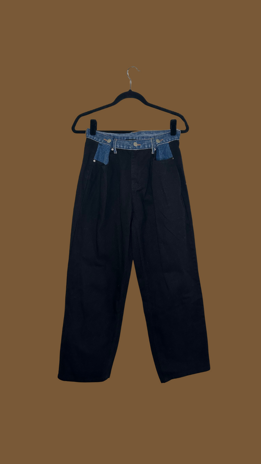 CONTRAST DENIM PANT